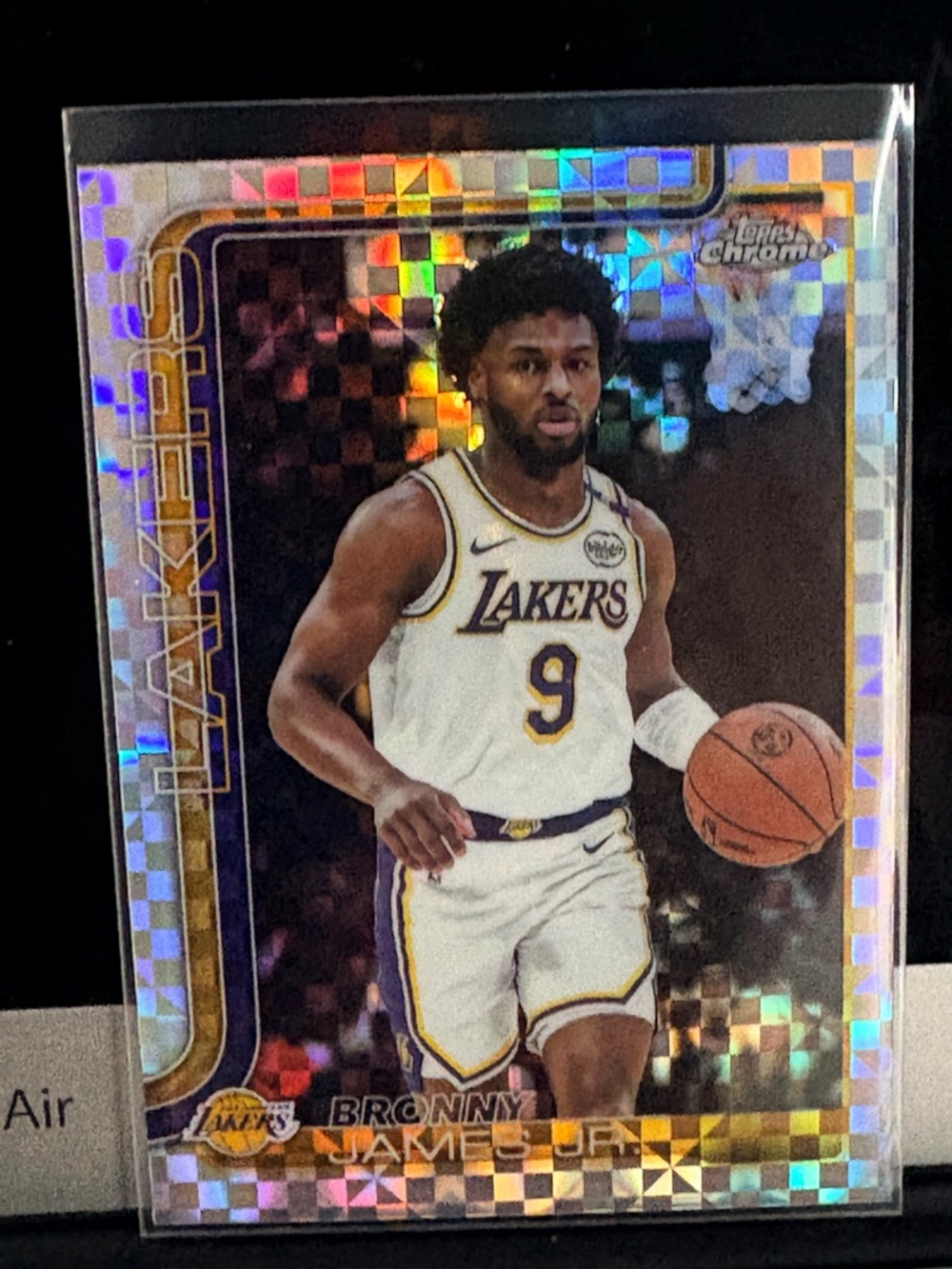 2025-26 Topps Chrome - Bronny James #182 X-Fractor!